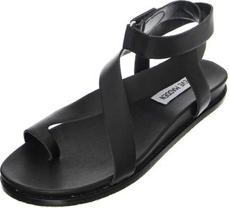 Steve Madden Platte sandalen - Dames - Sandalen - Zwart - 35 1/2 EU - Schoenen
