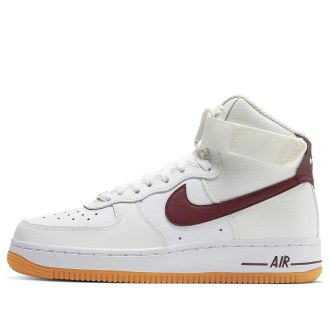 Nike (WMNS) Nike Air Force 1 High White Night Maroon 334031-113
