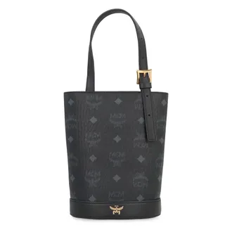 MCM Bucket Bags, female, Black, Size: ONE SIZE Aren Mini Bucket Bag