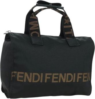 Fendi Pre-owned Handbags, female, Black, Size: ONE SIZE Pre-owned Vintage Hand Bag
