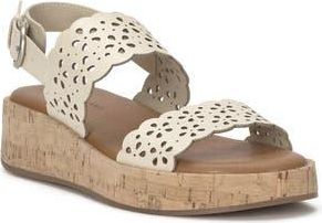 Lucky Brand Elsie Wedge Sandal in Bone at Nordstrom Rack, Size 5.5