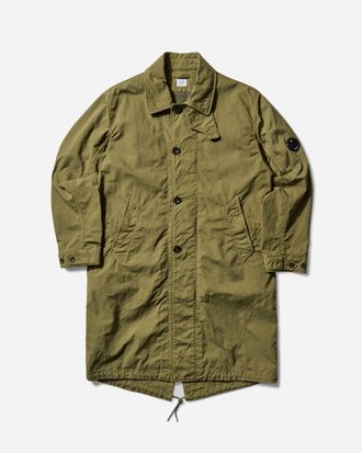 C.P. Company Men s Twill Long Jacket Capers