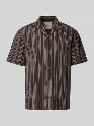 Only & Sons Relaxed Fit Freizeithemd aus reiner Baumwolle Modell CRUZ in Dunkelbraun, Gr&ouml;&szlig;e XXL