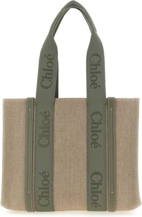 Chlo&eacute; Bicolor Linen Tote Womens Bag