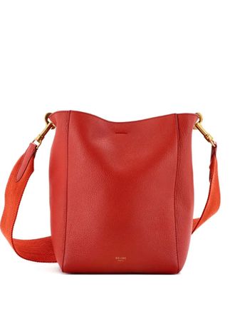 Celine Sangle Seau Bag Calfskin Small shoulder bag - Red