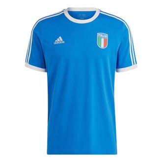 adidas Italy 3-Stripes Tee Blue HT2185