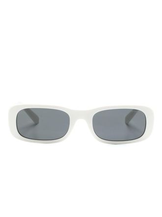 Miu Miu Eyewear Occhiali da sole Miu Glimpse squadrati - Bianco