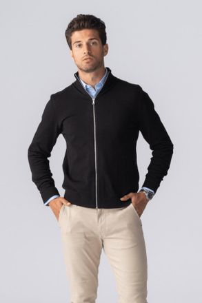Perform Collection Pullovervest met rits - Zwart