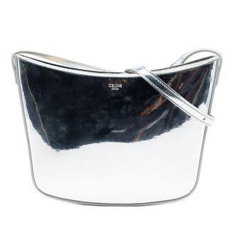 Celine Pre-owned Celine Medium Mirror Calfskin Croque Shoulder Bag Ladies DQ8LHG2I1MET9NFT