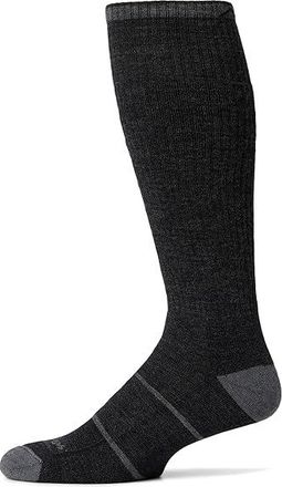 Darn Tough Paul Bunyan Over the Calf Cushion Mens Crew Cut Socks Shoes Gravel : SM (US 5.5-7.5), Lycra/Merino/Nylon