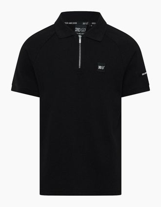 Duck and Cover Mens Topfield Polo Shirt - Black - Size: 2X large