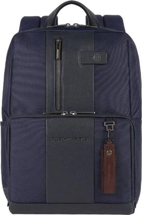 Piquadro Backpacks, male, Blue, ONE SIZE, Small size computer 14 and iPad backpack