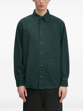 032c Camicia denim - Verde