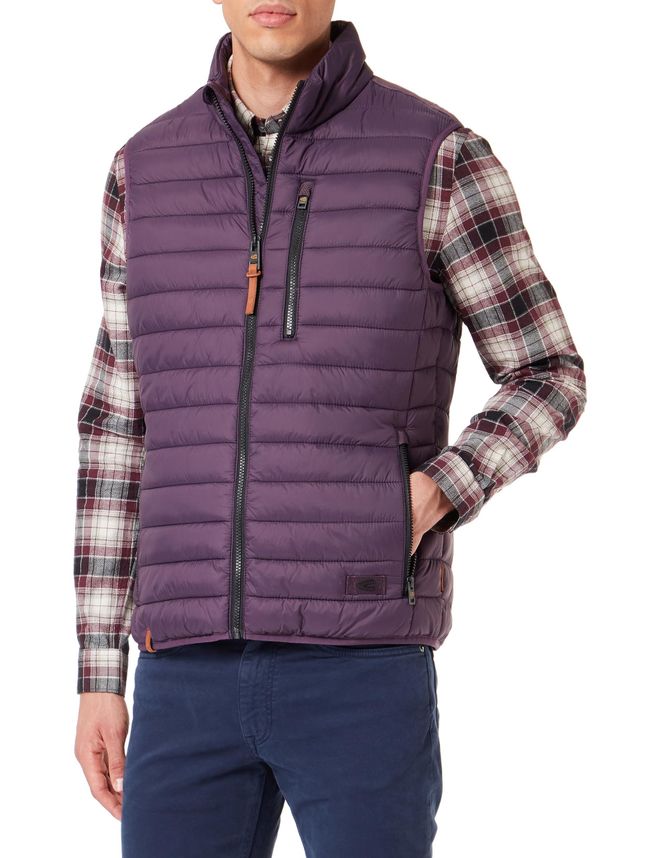 Camel Active Herren Weste – Mit Aufgesetzten Taschen, Voll Gefüttert, Outdoor-Casual-Stil