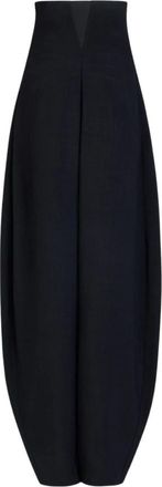 Alaia High-Waist Tailored Pants - Dames - Broeken - Zwart - S - Katoen - Broeken