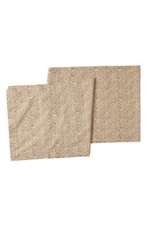 Coyuchi Coral Bell Print Table Runner in Chestnut at Nordstrom