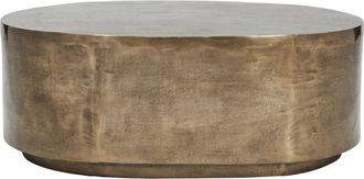 House Doctor Rota Couchtisch, H 37 cm, antikes messing-finish