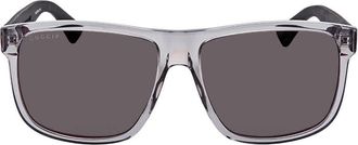 Gucci Grey Square Mens Sunglasses GG0010S 004 58