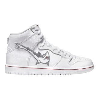 Nike Fitness, Heren, Wit, 45 EU, Leer, Oski Shark High Tops