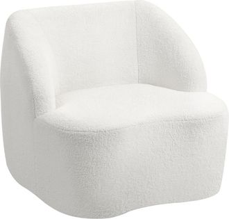 HOMCOM Sill&oacute;n 81x82x73.5 cm crema