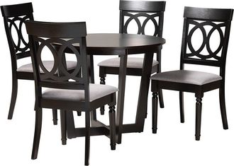 Baxton Studio Estelle Modern 5Pc Dining Set