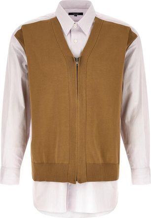 Comme Des Gar&ccedil;ons Multicolor Cardigan Insert Shirt