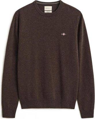 GANT Maglieria girocollo - - Knitwear - Uomo - Marrone - 2XL