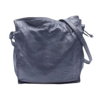 Loewe Pre-owned Cross Body Bags, female, Blue, Size: ONE SIZE Pre-owned Leather Shoulder Bag