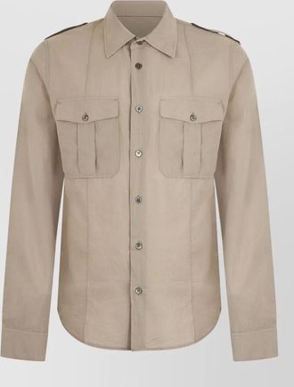 Our Legacy long sleeve checked cotton shirt jacket