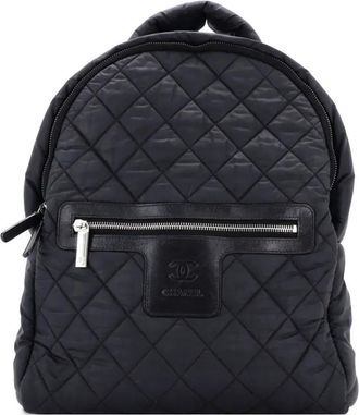 Chanel Grote Coco Cocoon gewatteerde rugzak - Zwart