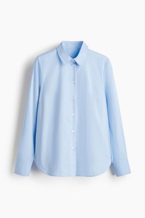 H&M Bluse aus Baumwollmischung - Blue