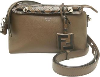 Fendi Pre-owned Cross Body Bags, female, Brown, Size: ONE SIZE Pre-owned Leather fendi-bags