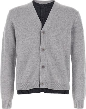J.W.Anderson J. W. Anderson contrast Layered Cardigan