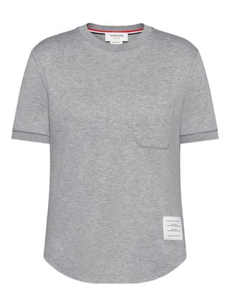 Thom Browne cotton T-shirt - Grey