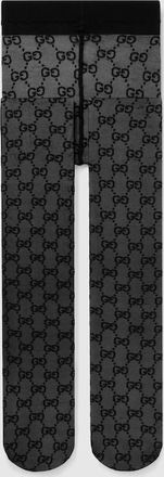 Gucci GG Stretch Nylon Tights, Black