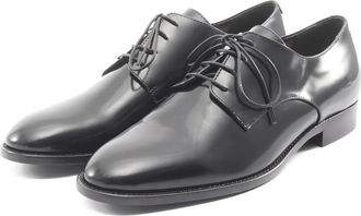 Dior 2010s lace-up leather oxford shoes - Black