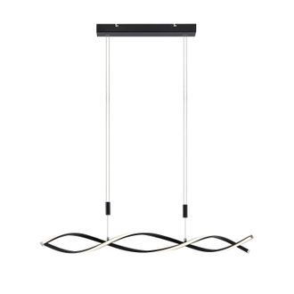 Lindby L&aacute;mpara Colgante welina En Negro De Metal - Lindby