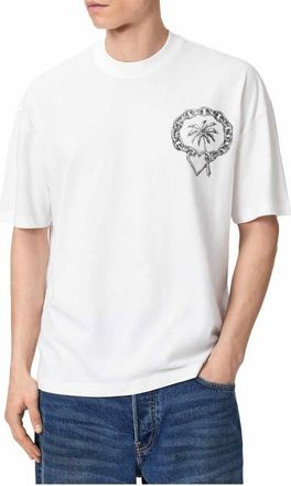 AllSaints Chromer Graphic T-Shirt in Optic White at Nordstrom, Size Xx-Large