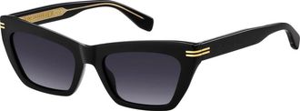 Marc Jacobs Grey Gradient Cat Eye Ladies Sunglasses MJ 1112/S 0807/9O 54