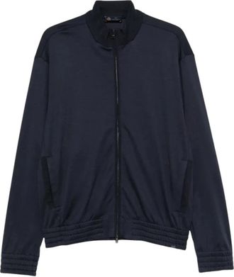 Paul & Shark Felpa Full Zip - Heren - Zomerjassen - Blauw - 2XL - Jassen