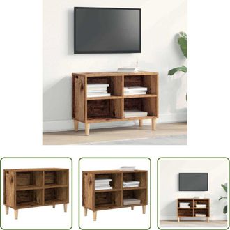 vidaXL Mobile per TV - Mobile TV Legno vecchio 69,5 x 30 x 50 cm Legno multistrato