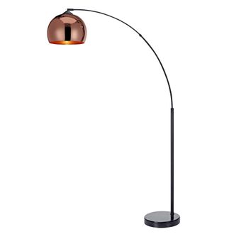 Teamson Home Teamson Home - Lampada Da Terra Led Illuminazione Oro Rosato Moderna Arquer Vn-l00011-eu