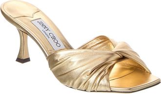 Jimmy Choo London Skye Twist 70 Leather Sandal
