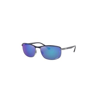 Ray-Ban Premium Chromance Zonnebril - unisex - Zonnebrillen - Blauw - 60 MM - Accessoires