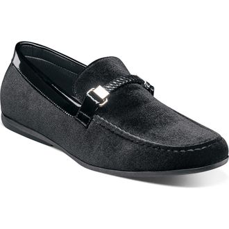 Stacy Adams Sheridan Moc Toe Loafer in Black at Nordstrom, Size 9.5