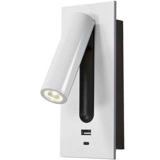 OEM L&aacute;mpara De Lectura Led Para Mesita De Noche Con Interruptor Oculto, L&aacute;mpara De Lectura Empotrada Tipo C Para Mesita De Noche, Luz De Lectura De Pared,