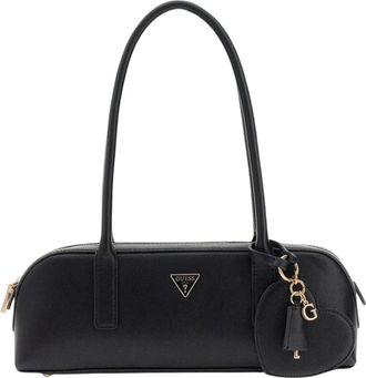 Guess Isobel Logo Schoudertas - Dames - Schoudertassen - Zwart - ONE Size - Tassen