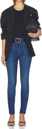 Mother High Waisted Looker Jeans In Cocktail Hour