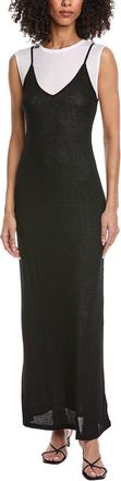 Leset Rozzi V Neck Muscle Maxi Dress
