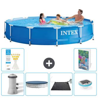 Intex Piscina Con Estructura Redonda - 366x76 Cm - 7-piezas S328